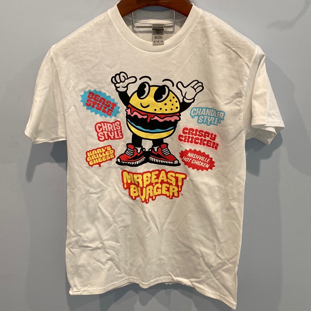 MrBeast Burger Guy Graphic Tee